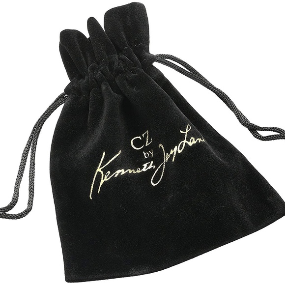 CZ by Kenneth Jay Lane Double Pear Drop Earrings - Picture 2 of 3